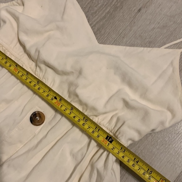 Zara trf Neutral tie back knot Dress Size M‎ romance simmer vacation midi straps - Picture 14 of 14